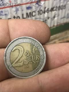 ٢ يورو فرنسى ٢٠٠١ خطا فى الصك 0
