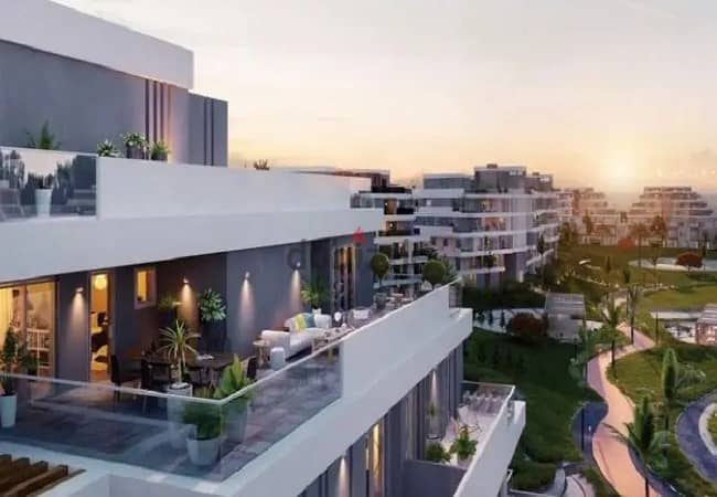 شقة متشطبة  للبيع مساحة 205م كمبوند روسيل rosail المستقبل سيتي 5
