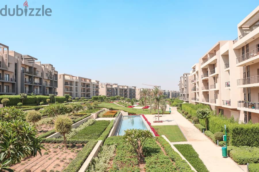 For sale apartment with garden  in Al Marasem View Landscape, under market price 6