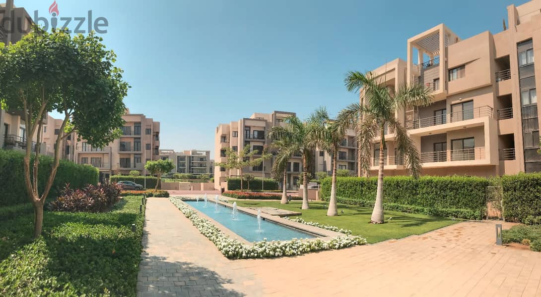 For sale apartment with garden  in Al Marasem View Landscape, under market price 11
