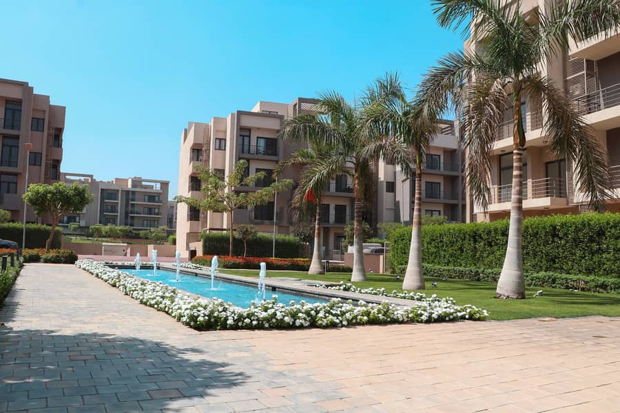 For sale apartment with garden  in Al Marasem View Landscape, under market price 14