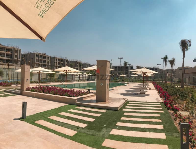 For sale apartment with garden  in Al Marasem View Landscape, under market price 16