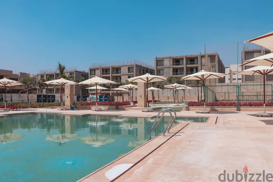 For sale apartment with garden  in Al Marasem View Landscape, under market price 20