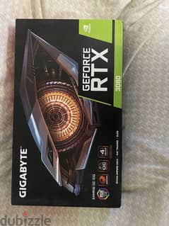 GigaByte GE Force RTX 3080 OC graphics card