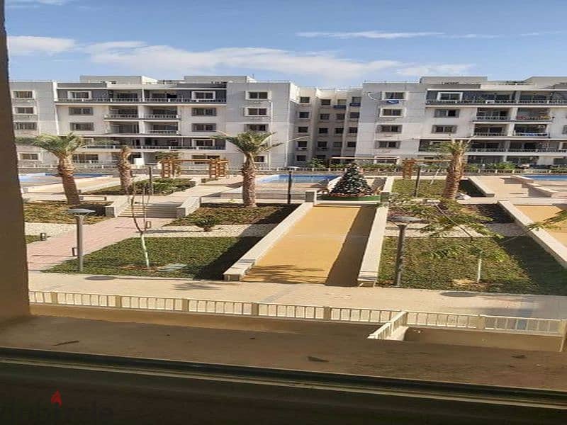 Apartment with garden for sale in installments in Jade Compound in front of Al-Rehab, immediate receipt, Fifth Settlement 5