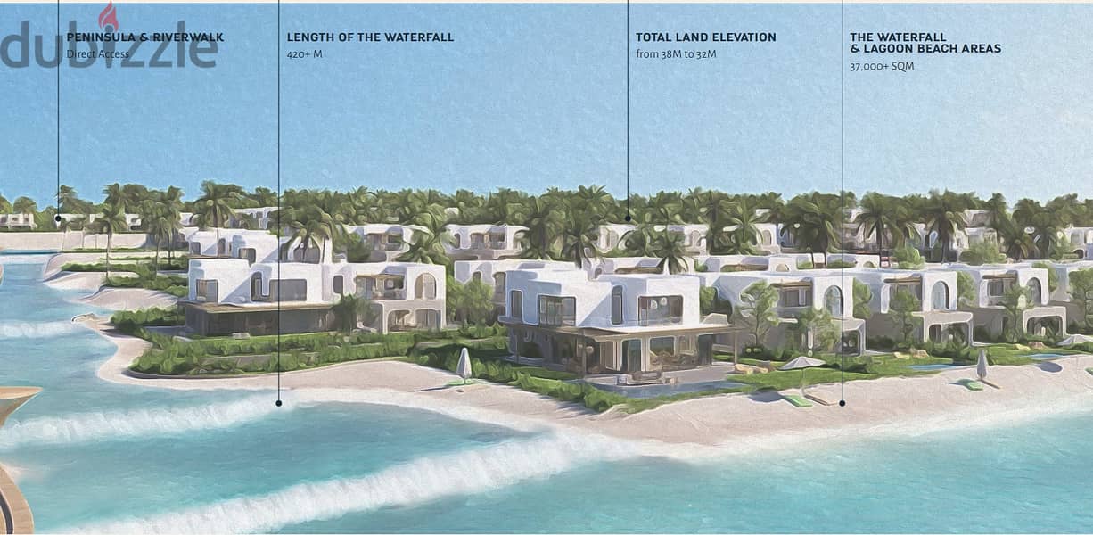 Townhouse for sale in The med ras elhekma north coast رأس الحكمة الساحل الشمال prime location lagoon view Two story Townhouse  BUA(g+1) 174m²Land188m2 15