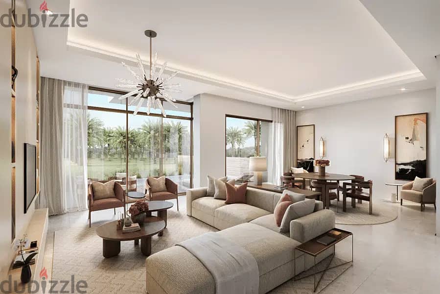 for sale apartment prime location bahry on landscape with installment in zed east new cairo 0