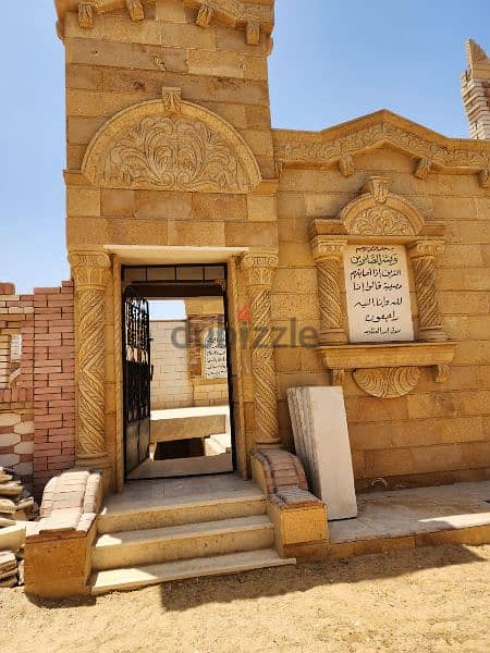 مقبرة للبيع فى أكتوبر طريق الواحات خلف مساكن عثمان 40م مدافن للبيع فور 2