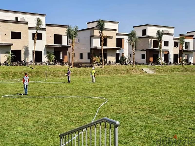Town House 225m with Lowest down payment for sale in Compound Azzar 2 3