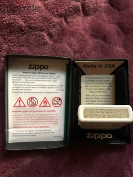 Zippo lighter original, Made In USA + box 3