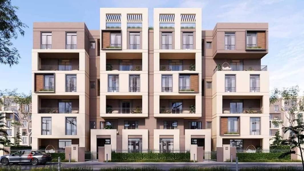 Hurry and book the last units in the Elan phase, studio loft, 94m, private roof, 26m, for sale in Sarai Sur Compound, Madinaty Wall. 1
