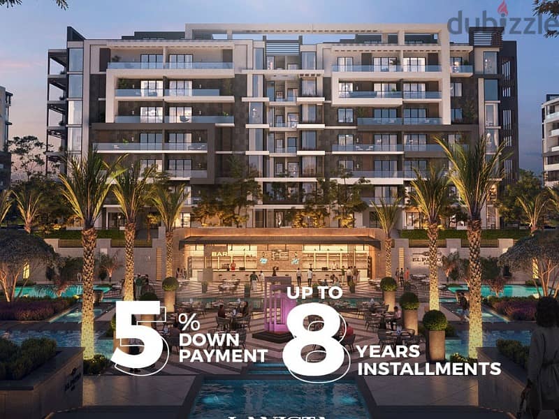 Own an apartment with a private garden and a 15% down payment in the heart of New Cairo, La Vista - Patio Oro 3