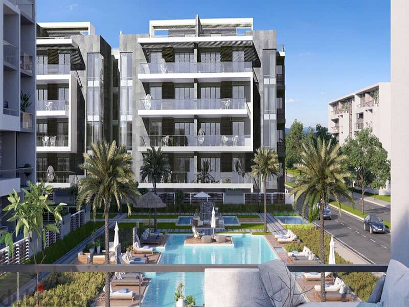 Own an apartment with a private garden and a 15% down payment in the heart of New Cairo, La Vista - Patio Oro 15