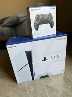 PS5 1TB Slim 2023 +Cd +customize controller (sealed)