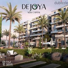 132m apartment for sale with a down payment of 800,000 in the heart of Sheikh Zayed City, close to Sphinx Airport, De Joya Compound