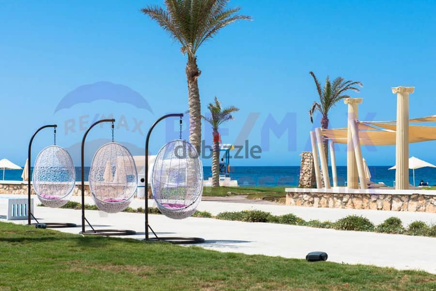 Own a beach house villa with views of the largest lagoon in the heart of Ras El Hekma 2