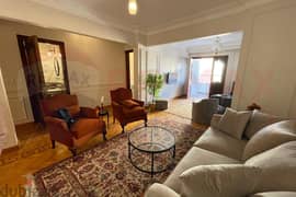 Furnished apartment for rent, 150 m, Kafr Abdo (steps from Abu Qir Street)
