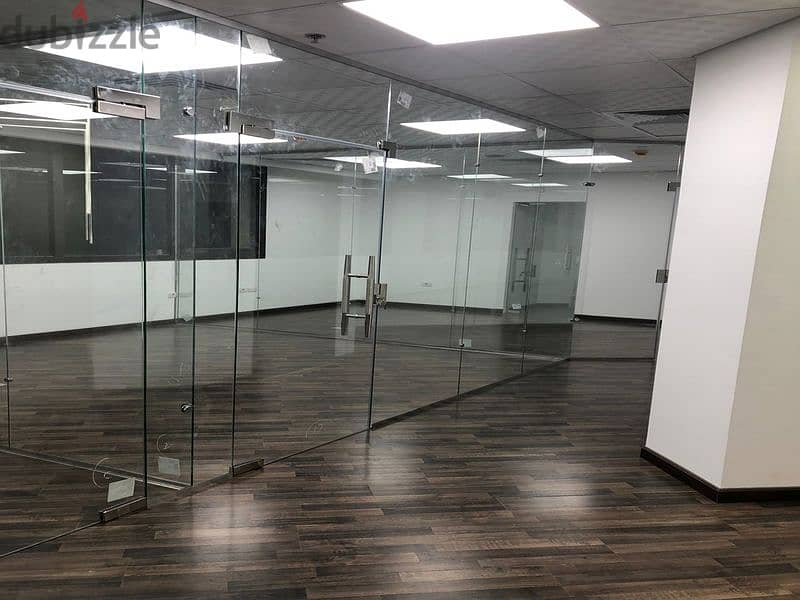Fully finished office with air conditioners for rent in Park Mall - Mivida 11