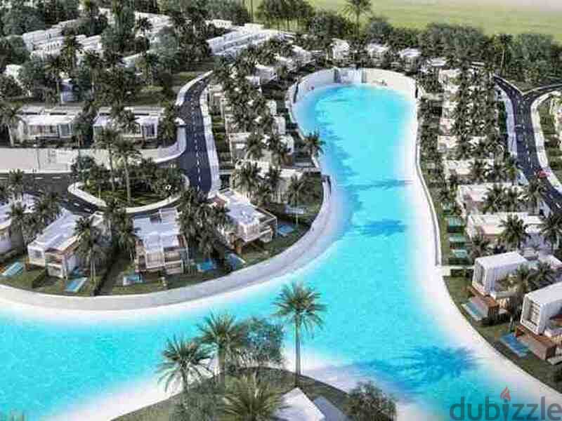 Direct on pool chalet prime location with kitchen and ACs  Azha 7