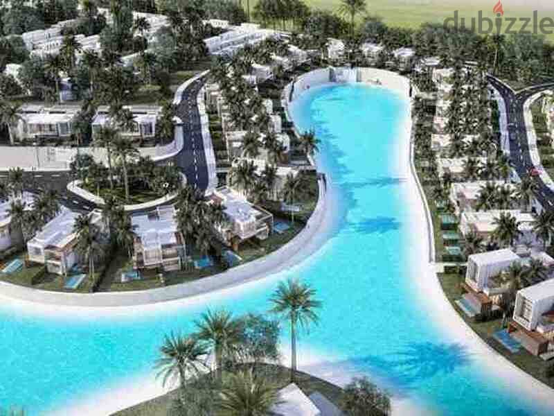 Direct on lagoon chalet with kitchen and ACs in Azha ain sokhna 7
