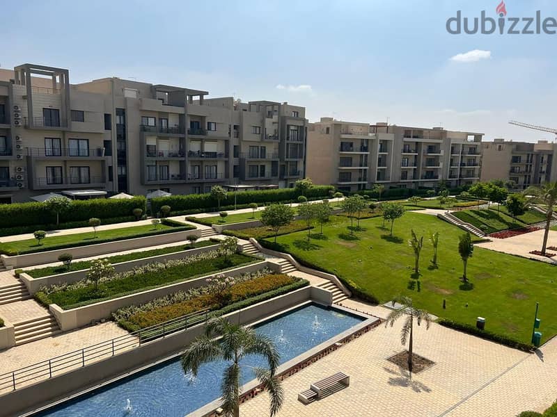 for sale apartment with garden finished ACs Furnished under price market in fifth square 6