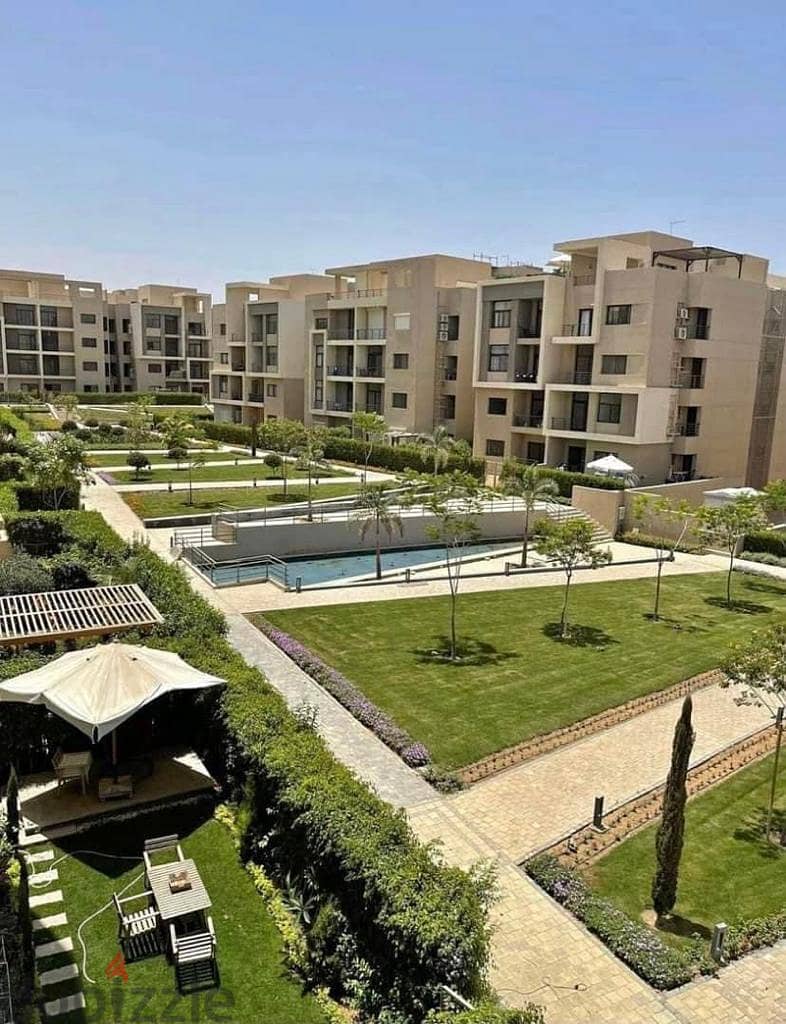 for sale apartment with garden finished ACs Furnished under price market in fifth square 17