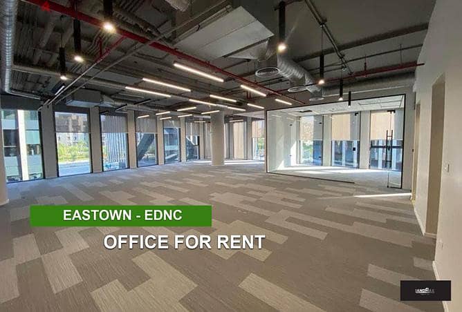 office for sale in EDNC Sodic new cairo التجمع الخامس core and shell 136m2 2