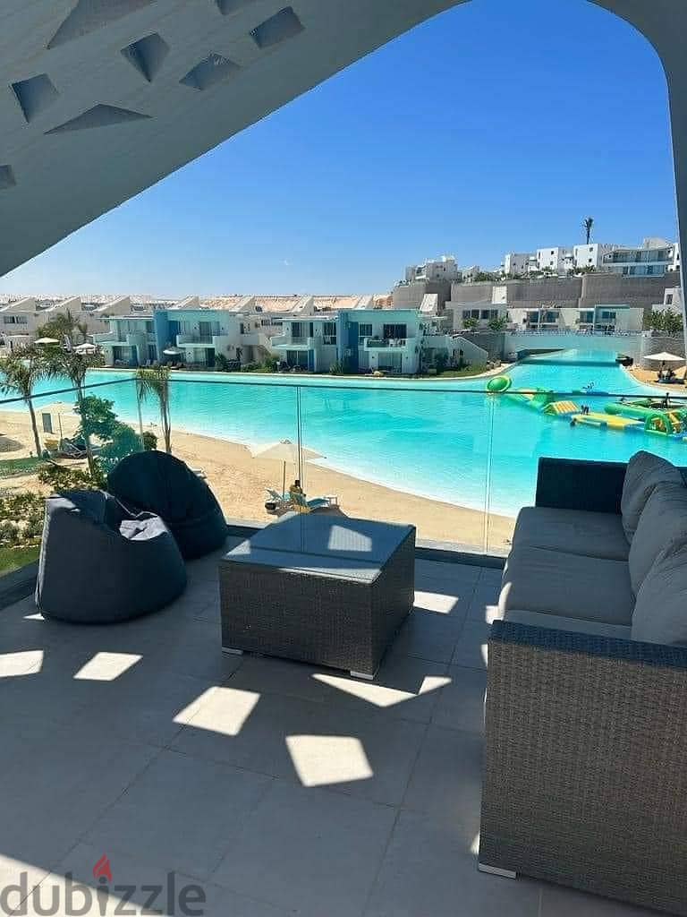Two-bedroom chalet for sale, fully finished, with a view over the lagoon, Fouka Bay, Ras El Hekma, North Coast 4