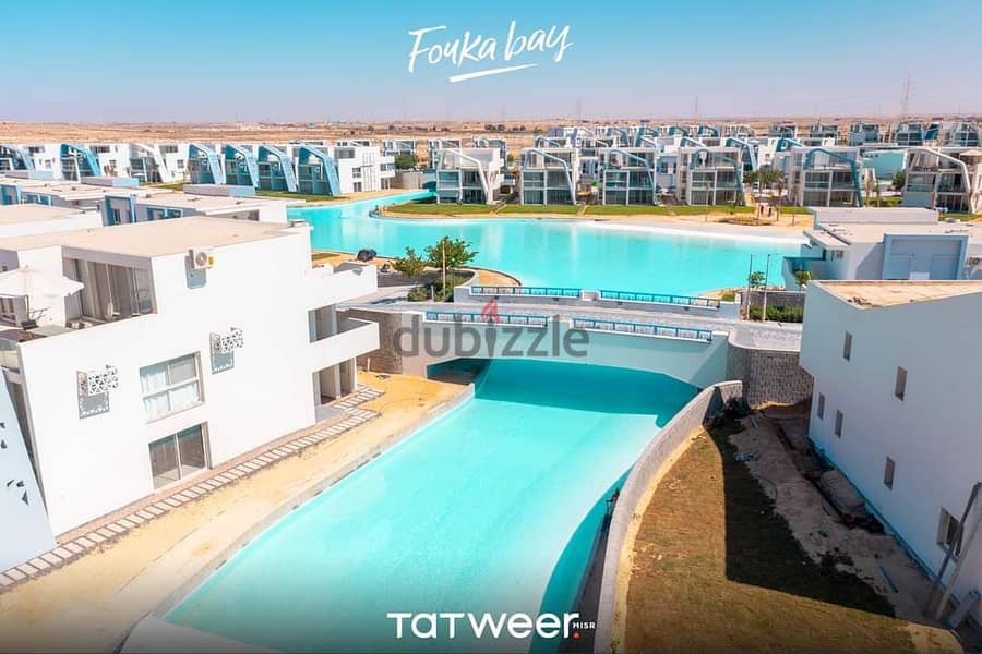 Finished Chalet for sale in Fouka Bay North Coast Fouka Bay Tatweer Misr in the most distinctive location in Ras El Hekma Bay with 10% down payment 1