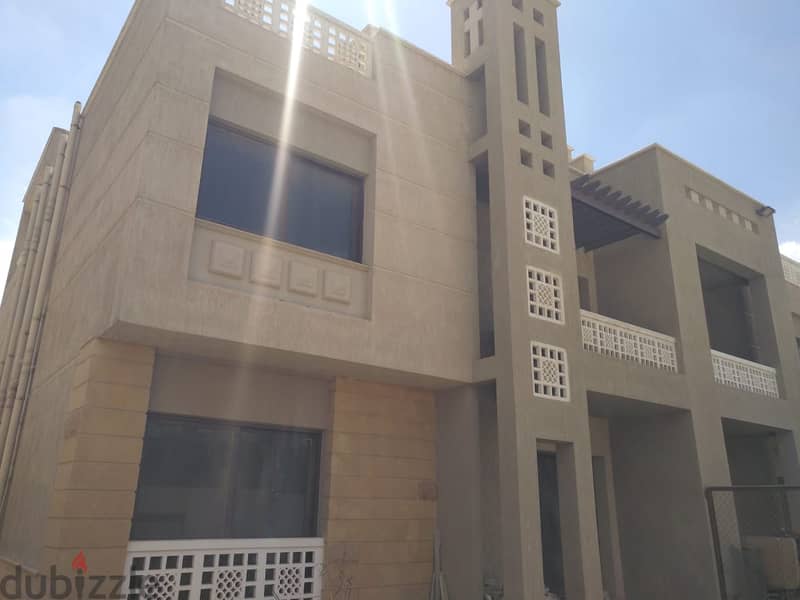 Twin house for sale in Green 4 Compound in Sheikh Zayed, area 267 square meters, building 252, number of rooms 5 and bathrooms 5 7
