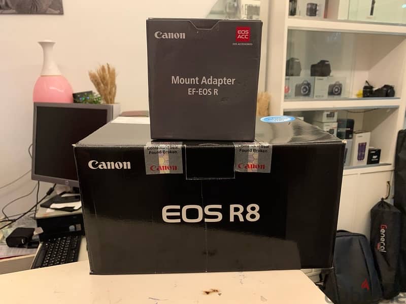 CANON EOS R8 + Adapter استخدام تجربة 1