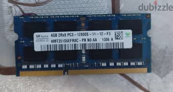 Hynix Laptop Ram 4gb pc3 DDR3 for Sale