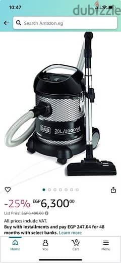 Floor Vacuum 2000 W 0