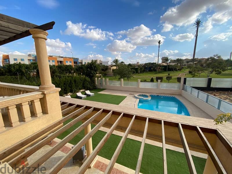 Furnished villa for rent in Katameya Heights New Cairo فيلا في قطامية هايتس القاهرة الجديدة للإيجار مفروشة بالكامل 1