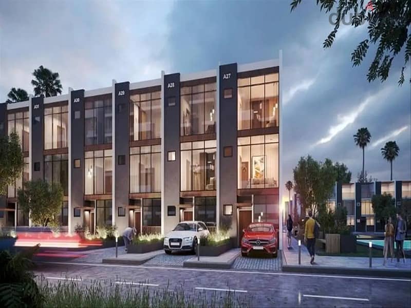 Townhouse 218m fully finished ultra modern and wonderful division from the inside in mostakbal city 3