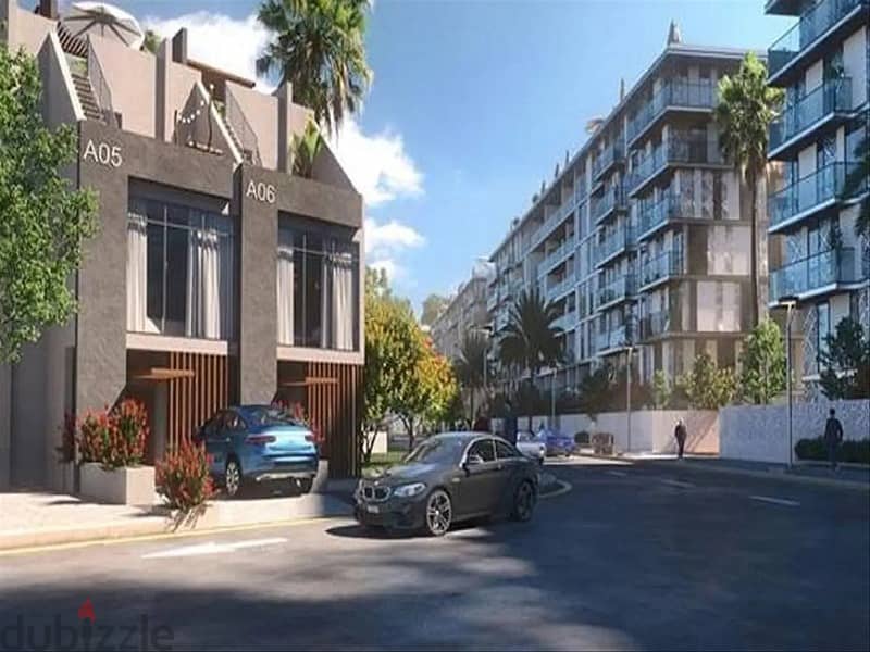 Townhouse 218m fully finished ultra modern and wonderful division from the inside in mostakbal city 5
