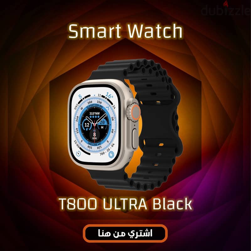 ⌚Smart watch T800 Ultra Black 0