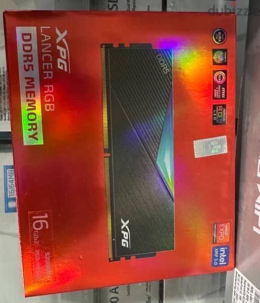 XPG Lancer DDR5 RGB 5200MHz 32GB (2x16GB) CL38-38-38 Desktop Memory 1