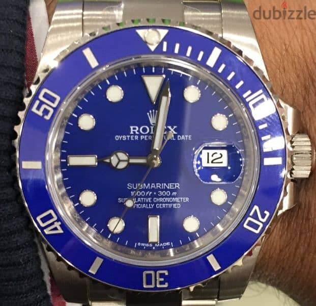 Rolex deep sea bleu / submariner / yachtmaster / date just bleu , 14