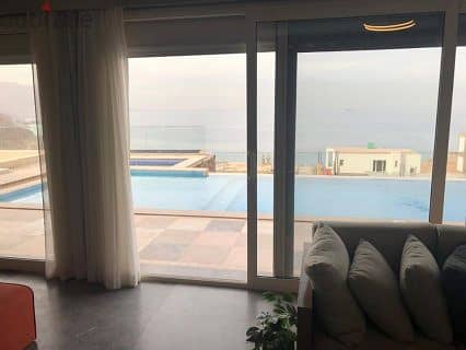 chalet ready to move full sea view in iil monte galala , installments 5 years 2