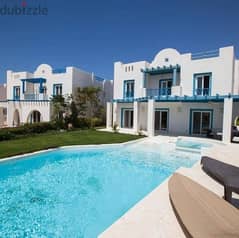 Chalet for sale on the North Coast in Mountain View Sidi Abdel Rahman next to Marassi and Hacienda, first row on the Lagoon and overlooking the sea, f 0