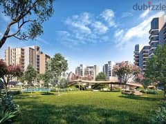3-bedroom apartment in Zed East Compound, New Cairo, with a green space view 0