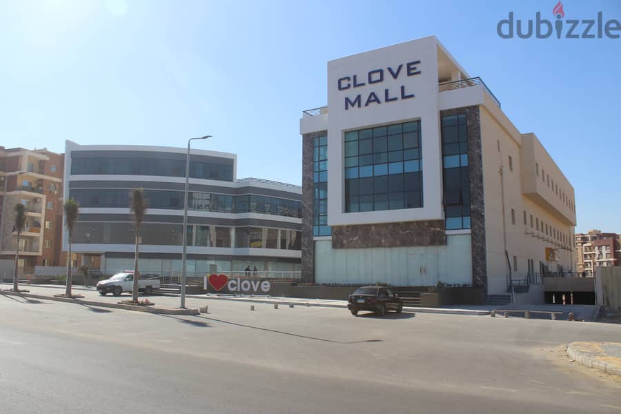 clove mall el koronfel new cairo محل للبيع 51 متر ادفع مقدم %25 واستلم وافتح نشاطك على طول بمنطقة القرنفل التجمع الخامس 2