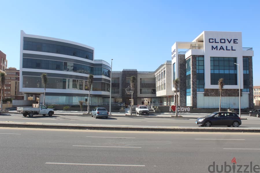 clove mall el koronfel new cairo محل للبيع 51 متر ادفع مقدم %25 واستلم وافتح نشاطك على طول بمنطقة القرنفل التجمع الخامس 8
