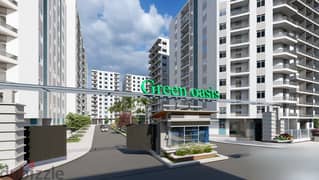 شقة بحري بالكامل إستلام فوري بمقدم 30% في مدينة نصر كمبوند Green Oasis 0