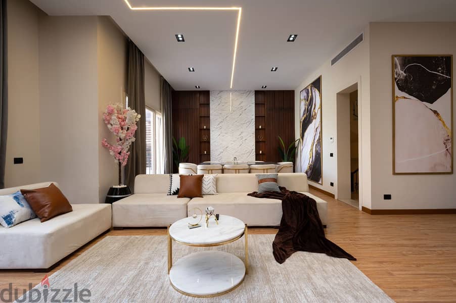 Villa for rent in New Cairo, Fully furnished with ACs فيلا للايجار في القاهرة الجديدة مفروشة بالكامل بالتكييفات 9