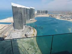 For sale, a 154 sqm apartment, distinctive, panoramic sea view, delivery soon, 2 fully finished rooms, in New Alamein Towers