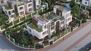 10 years installment for a villa with a garden at the price of an apartment with only 10% down payment in Sheikh Zayed Park Valley