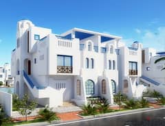 دوبليكس للبيع 215م الساحل الشمالي جاهز للمعاينه بدون مقدم 0%واقساط حتي 7 سنوات EKQ North coast Duplex 0