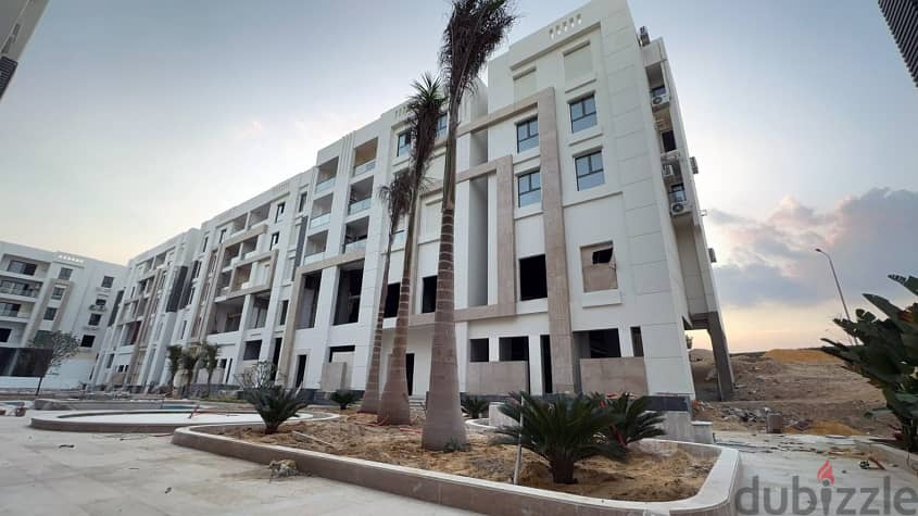 Apartment 122 meters, finished, with air conditioners, next to Almaza City Center, with a 15% down payment, installments for 4 years 8
